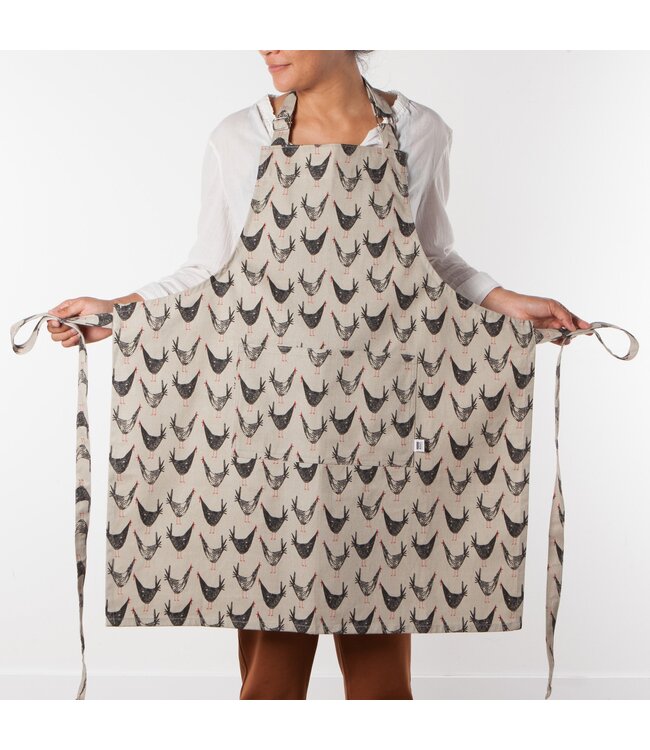 Chicken Scratch Cotton Chef's Apron