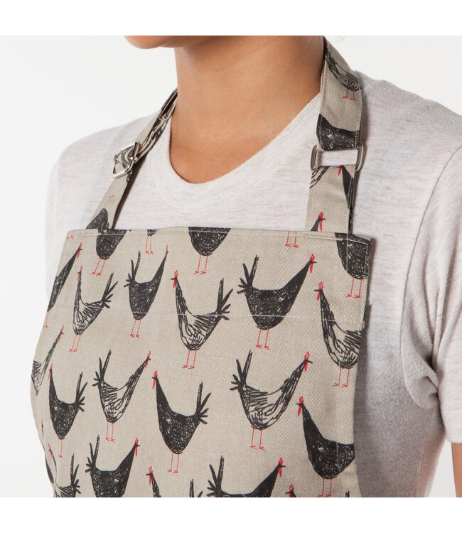 Chicken Scratch Cotton Chef's Apron