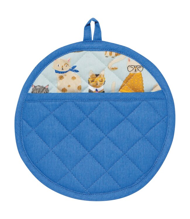 Feline Fine Shaped Potholder