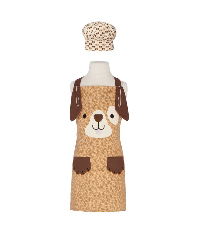 Dog Daydream Kids Apron and Hat Set