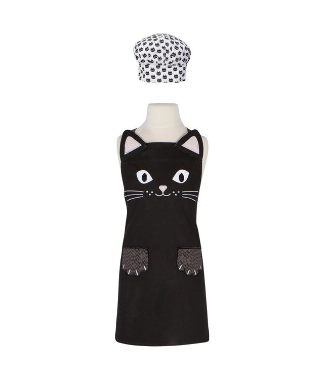 Cat Daydream Kids Apron and Hat Set
