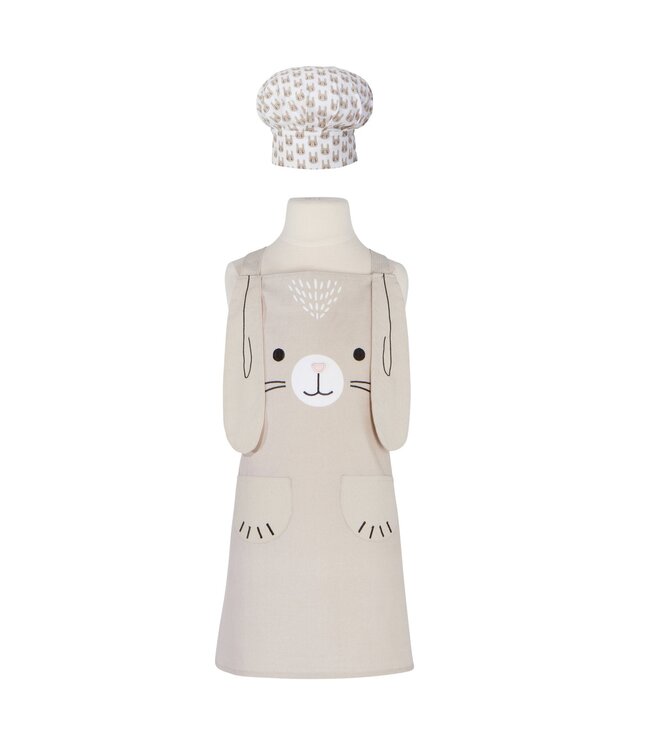 Bunny Daydream Kids Apron and Hat Set