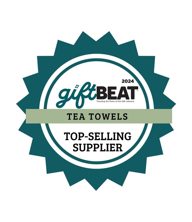 Adeline Printed Cotton  Dishtowel