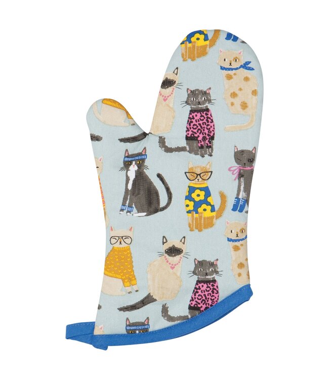 Feline Fine Oven Mitts - Set of 2