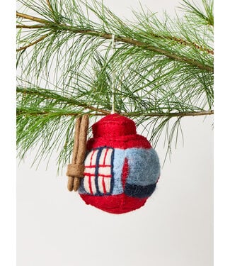 Farmhouse Pottery Felted Ornament