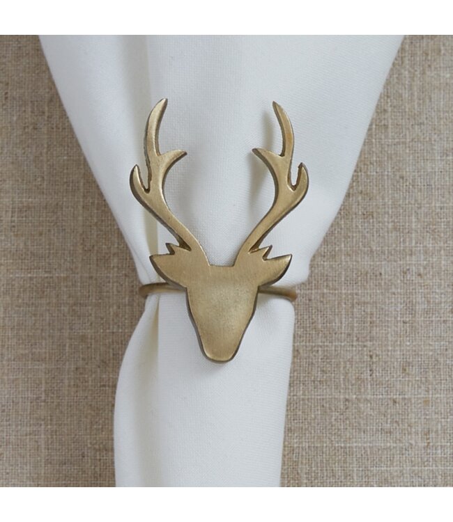 Gold Deer Napkin Ring