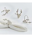 Silver Deer Napkin Ring