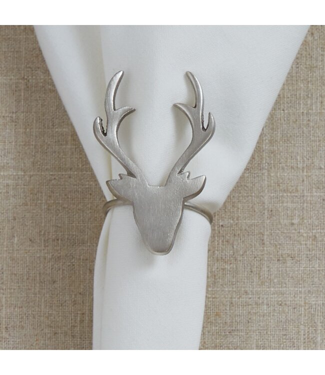 Silver Deer Napkin Ring