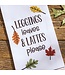 Leaves and Lattes Decorative Dishtowel