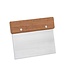 HIC Harold Import Company Pastry Dough Scraper with Wood Handle