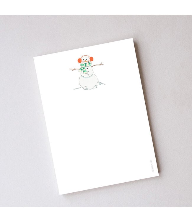 Happy Snowman Notepad