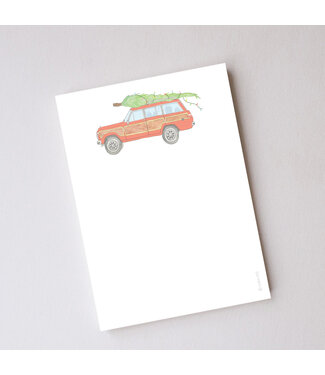 Tree Topped Wagon Notepad