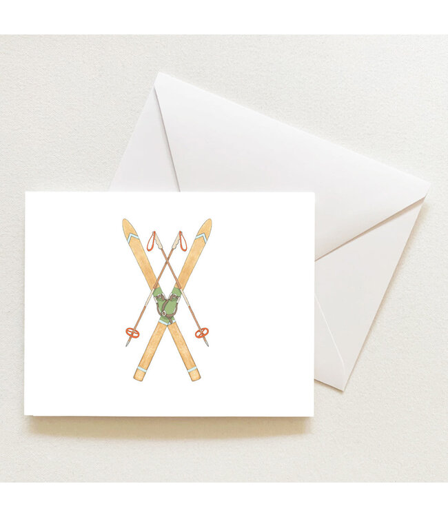 Vintage Skis Boxed Note Cards