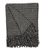 Cashmere Houndstooth Woven Throw