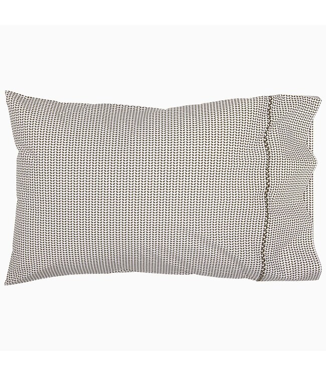 John Robshaw Cinde Coffee Organic Pillow Cases - Standard