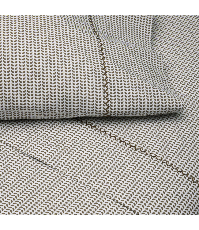 John Robshaw Cinde Coffee Organic Pillow Cases - Standard