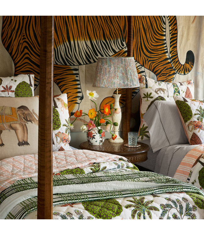 John Robshaw Cinde Coffee Organic Sheet Set - Full / Queen