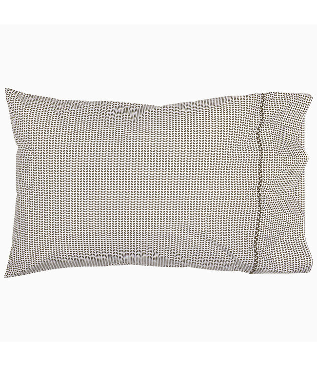 John Robshaw Cinde Coffee Organic Sheet Set - Full / Queen