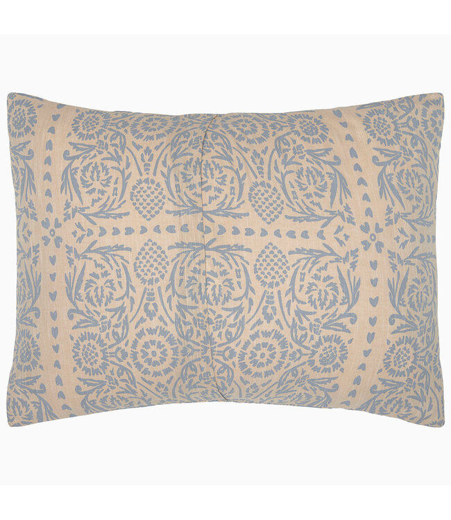 John Robshaw Raisa Slate Woven Sham - Standard