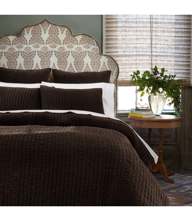 John Robshaw Velvet Coffee Sham - Standard