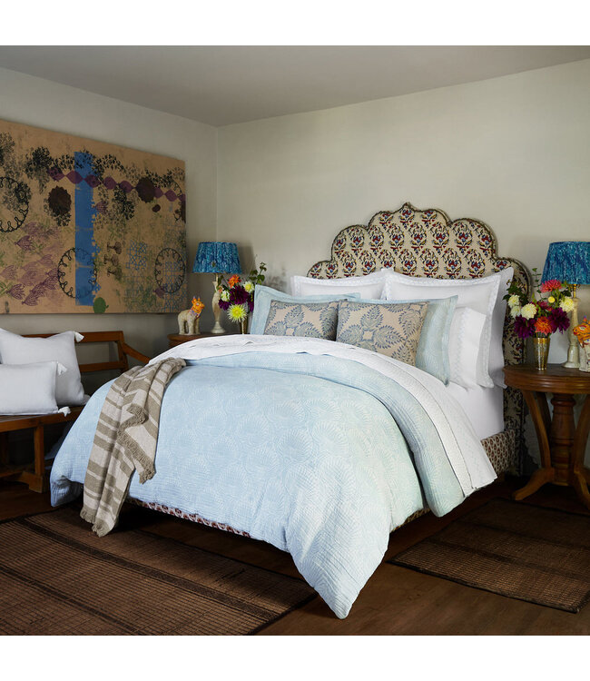 John Robshaw Verdin Lapis Decorative Pillow