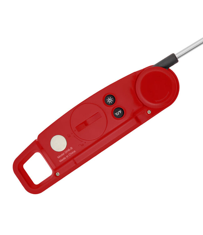Escali Compact Folding Digital Thermometer - Red