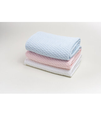 Baby Stonewashed Basket Weave Blanket