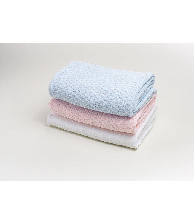 Baby Stonewashed Basket Weave Blanket