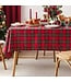 Red Classic Tartan Festive Tablecloth