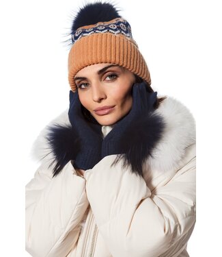 Linda Richards Angora Pom Pom Gloves