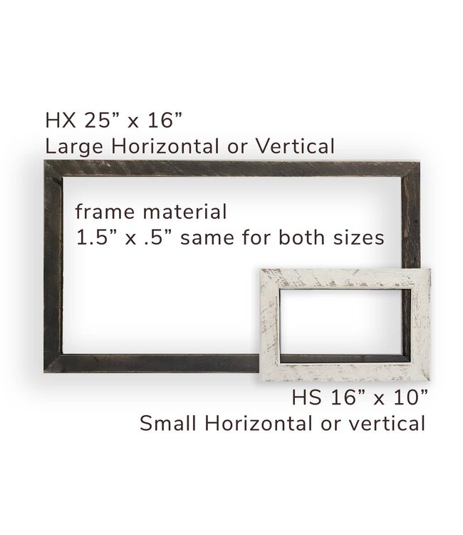 Barn- Red with Snow - Horizontal