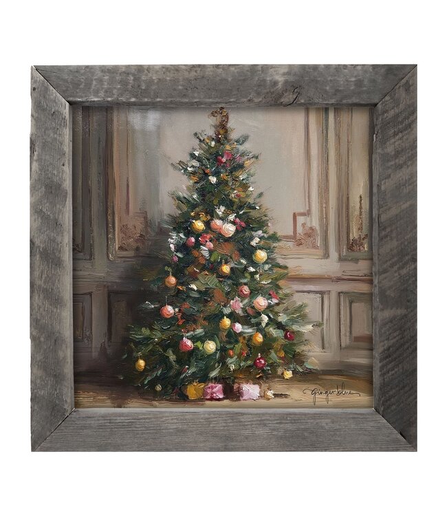 Christmas Tree with Presents - Square