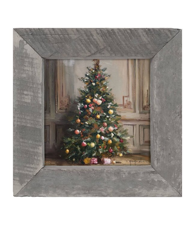 Christmas Tree with Presents - Square