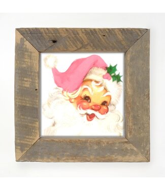Pink Santa - Square