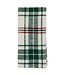 White and Green Plaid Cotton Cloth Napkin