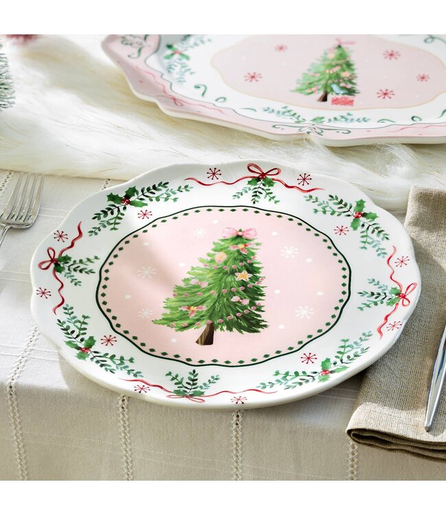 Christmas Tree Pink - 10.5" Dinner Plate
