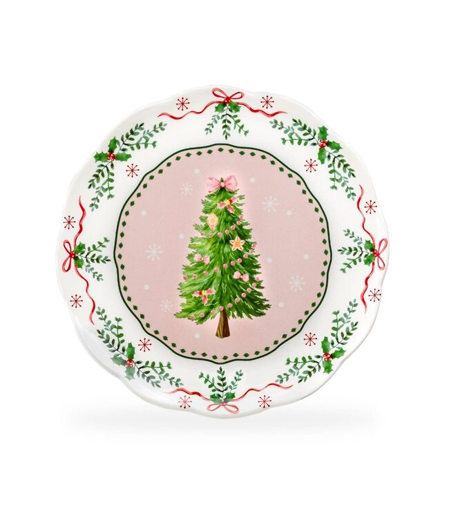 Christmas Tree Pink - 10.5" Dinner Plate