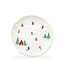 Winter Ski Slope - 8.75" Dessert / Salad Plate