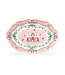 Christmas House Pink 14.5" Serving Platter