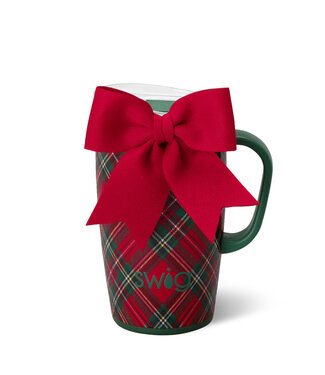 Swig 18oz Christmas Plaid Travel Mug