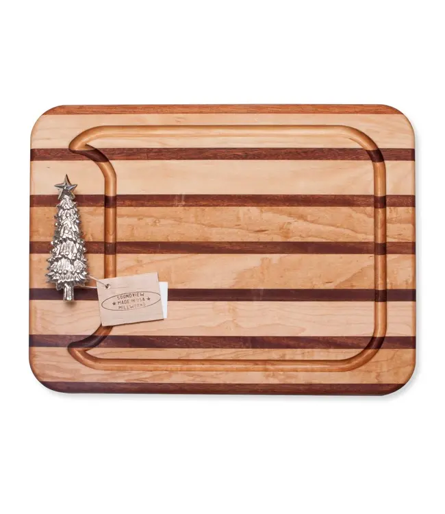 Soundview Millworks "STOWE" Appetizer Board - Large - Xmas