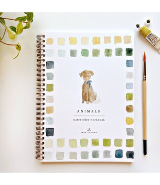 Animals Watercolor Workbook