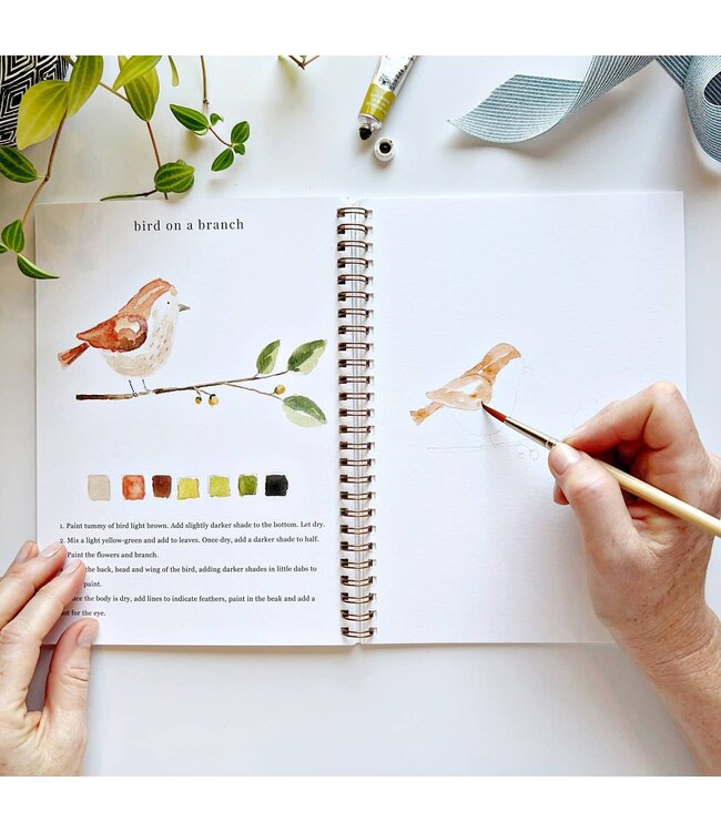 Animals Watercolor Workbook