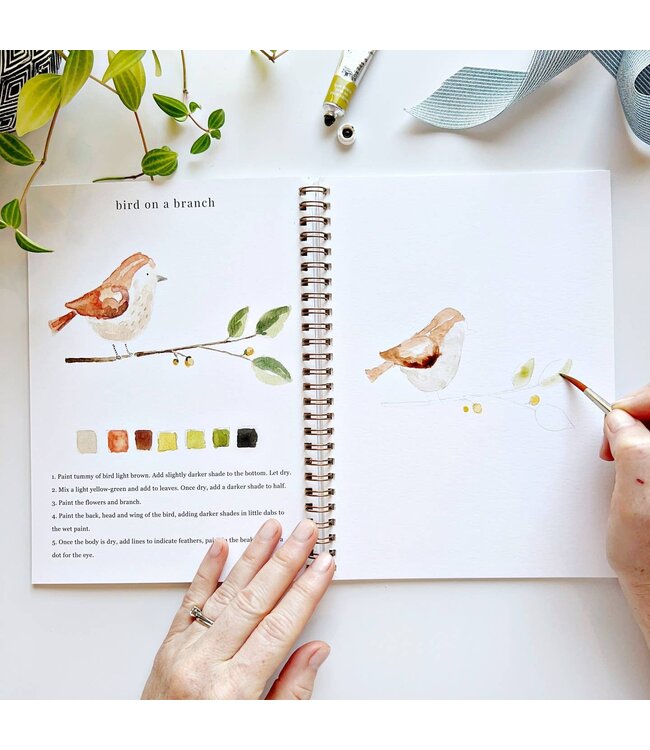 Animals Watercolor Workbook