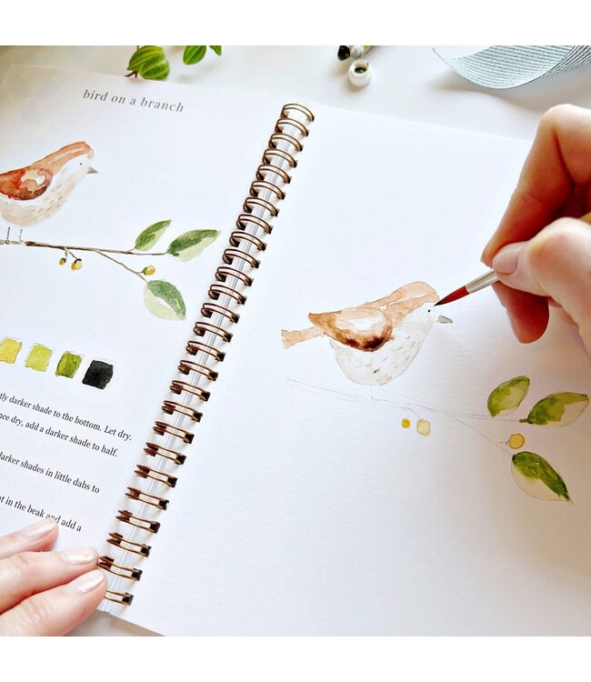 Animals Watercolor Workbook