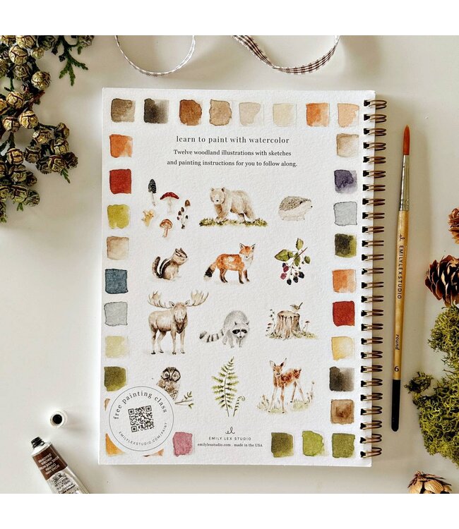 Woodland Watercolor Workbook