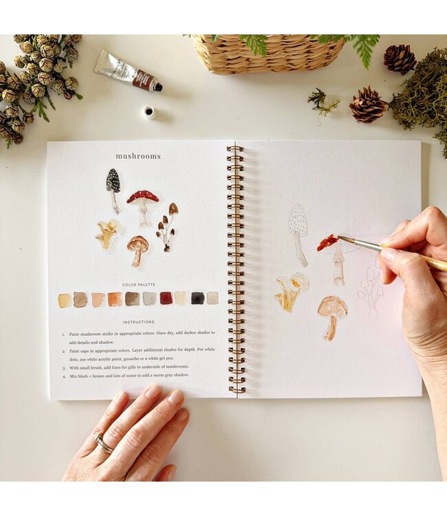 Woodland Watercolor Workbook