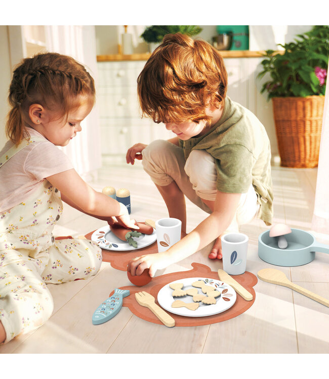 Dining Set - Role Play - Wooden Toys
