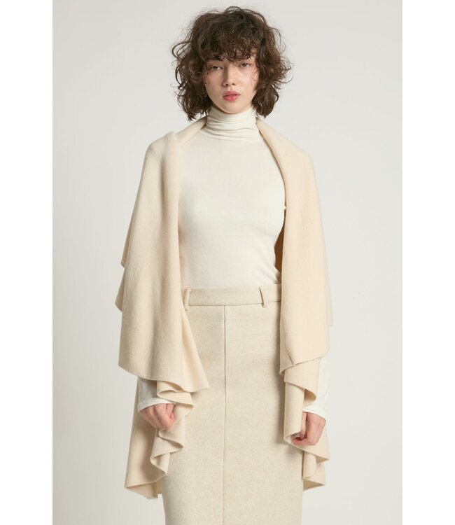 Common Knit Basic Shawl Vest