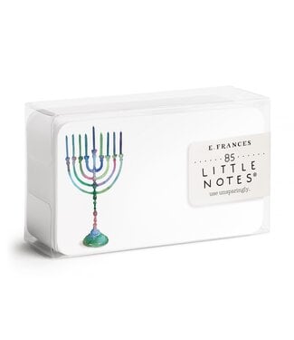 E. Francis Little Notes -  Menorah